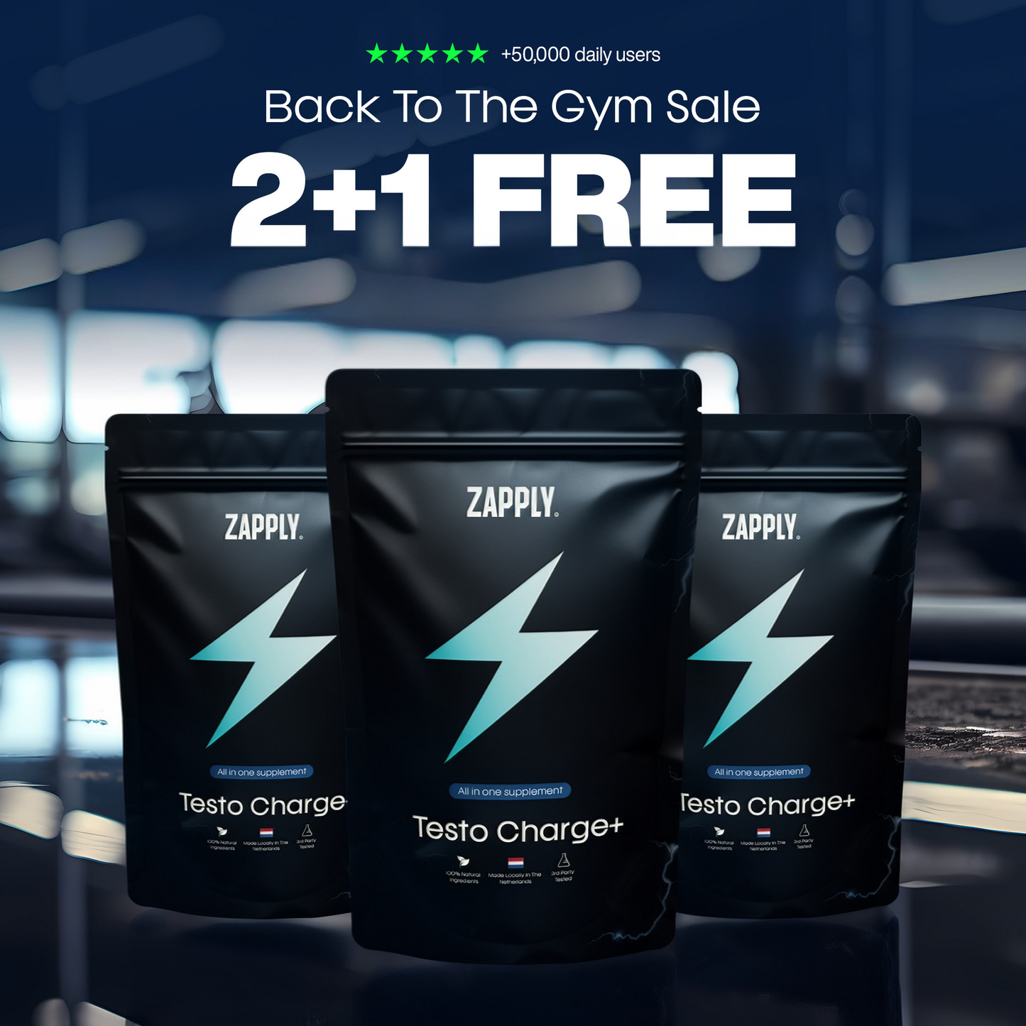 Zapply Testo Charge +