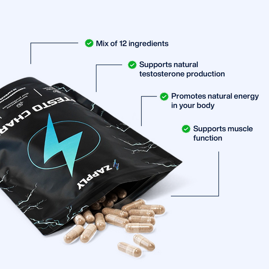 Testo Charge 90 Capsules  + FREE E-book