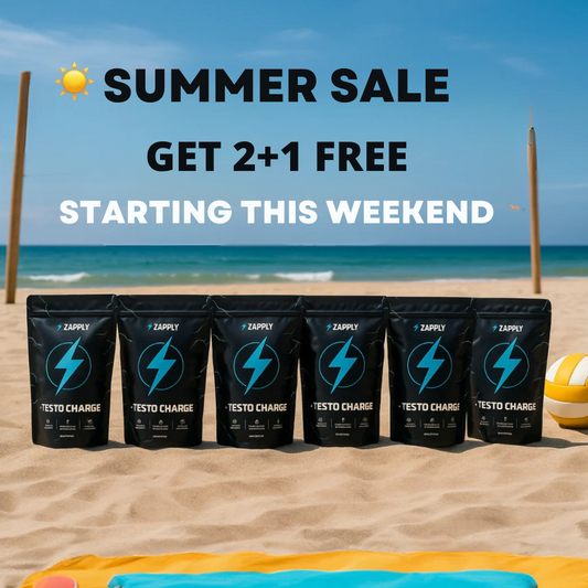 BUY 2 Testo Charge 90 capsules and GET 1 package FREE